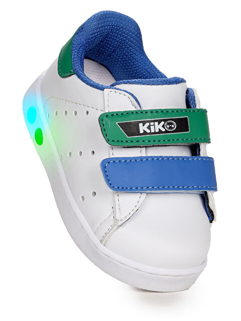Kiko Kids Royzo Cırtlı Işıklı Kız Çocuk Spor Ayakkabı - S000463623-37234