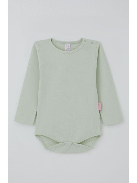 Breeze Erkek Bebek Çıtçıtlı Zıbın Body Basic Su Yeşili (9 Ay-3 Yaş) - S000317132-20054