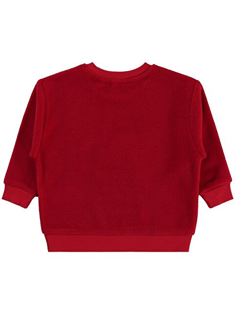 Civil Boys Geyik Nakışlı 2-5 Yaş Sweatshirt - Kırmızı 5-6 Yaş - S000492997-20045