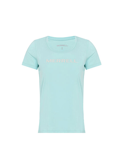 Merrell Logo Kadın Mavi Tişört - S000440203-20055