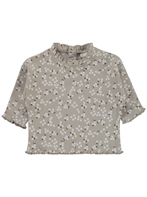 Civil Baby Mini Çiçek Baskılı 6-18 Ay Takım - Bej 18-24 Ay - S000492989-9561