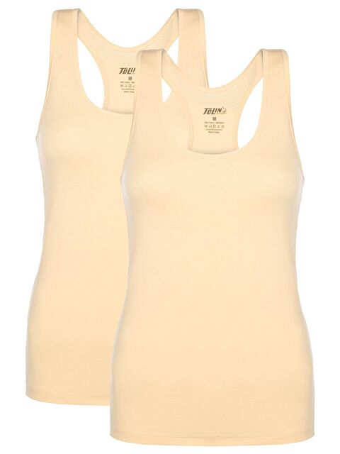 Tolin Kadın Pamuklu Likralı Rambo Ten Atlet 2'li 1225T - S000074840-26407