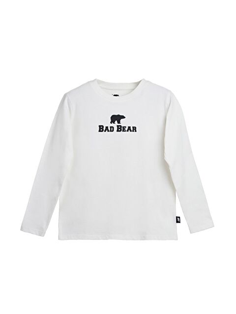 Bad Bear Tee Beyaz Çocuk Sweatshirt - S000369055-20063