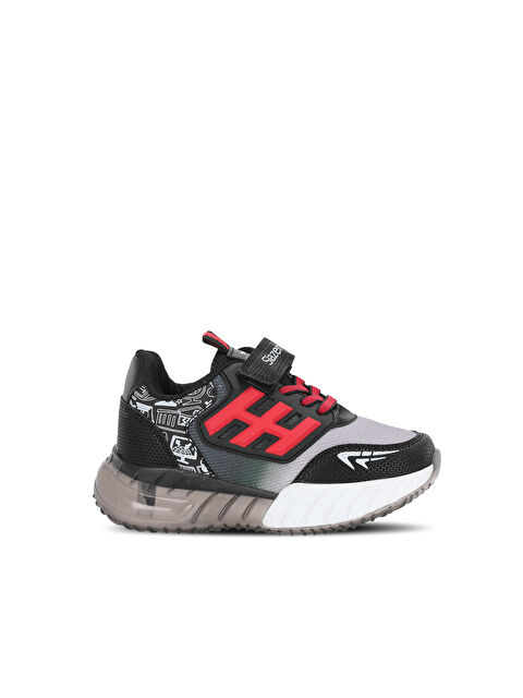SLAZENGER ENZO P Unisex Çocuk Siyah / Kırmızı Günlük Spor Ayakkabısı