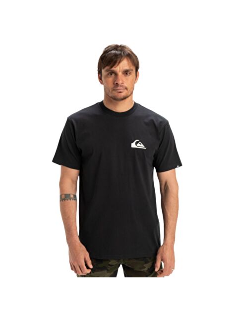 Quiksilver Ev Mini Logo Erkek Siyah Tişört - S000489543-19351