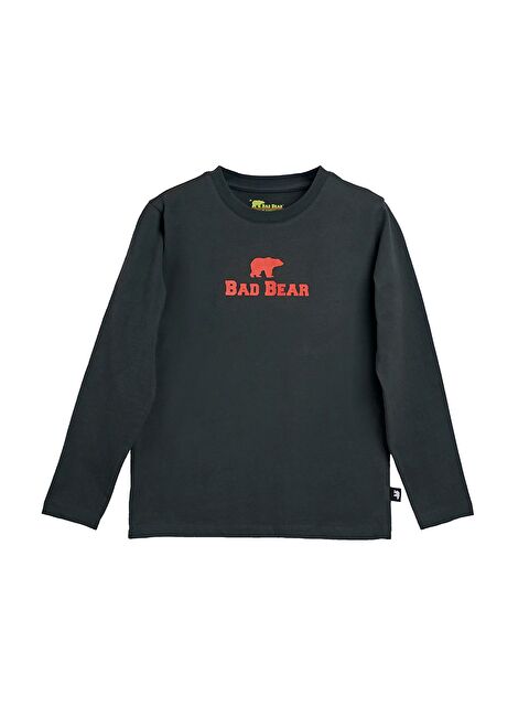 Bad Bear Tee Gri Çocuk Sweatshirt - S000369055-29666
