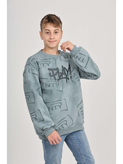 Toontoykids Erkek Çocuk Play Baskılı Sweatshirt - S000497859-6354