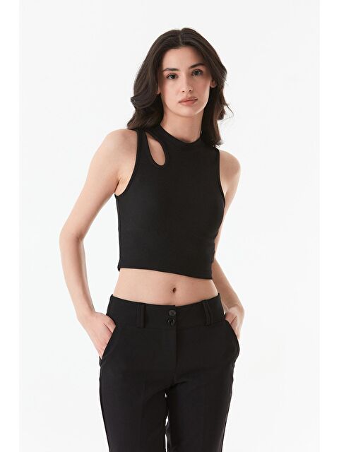Fullamoda Fitilli Omzu Pencereli Crop Body - S000145513-19351
