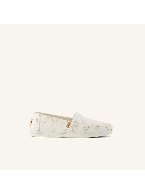 Toms Kadın Espadril 10021888 10021932 Alpargata Classic Oversized Floral Eyelet