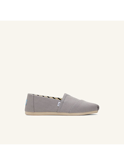 Toms Kadın Espadril 10020858 Alpargata Classic Recycled Pamuk Canvas Drizzle Grey