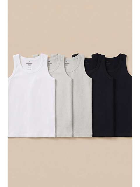 Katia And Bony Erkek Çocuk 5'Li Basic Atlet