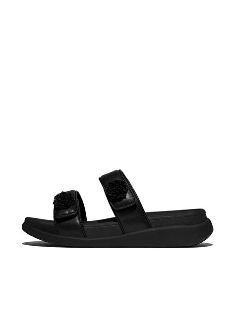 Fitflop Kadın Terlik IW5-090 / 675 F-MODE GO Beadie-Button Adjustable Two-Bar Slides