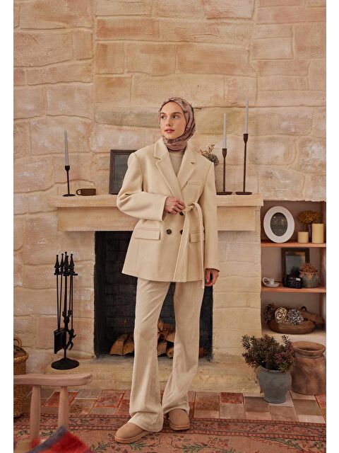 Fresh Scarfs Hera Desen Pamuk İpek Eşarp Gülpembe - S000423036-20024