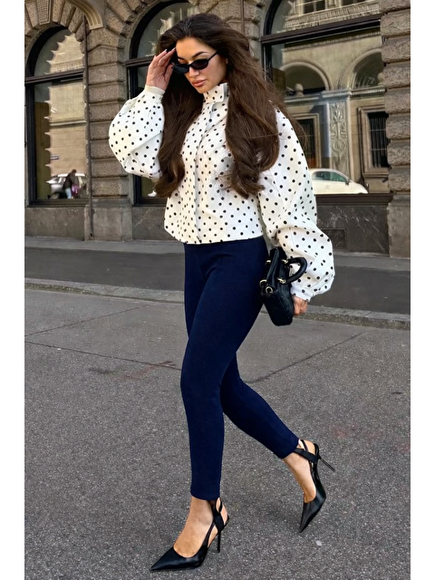 Madmext Lacivert Form Fit Premium Scuba Füzo Tayt Mg2793