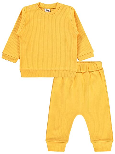 Civil Baby Basic Raporlu 6-18 Ay Takım - Hardal 9-12 Ay - S000494693-20074