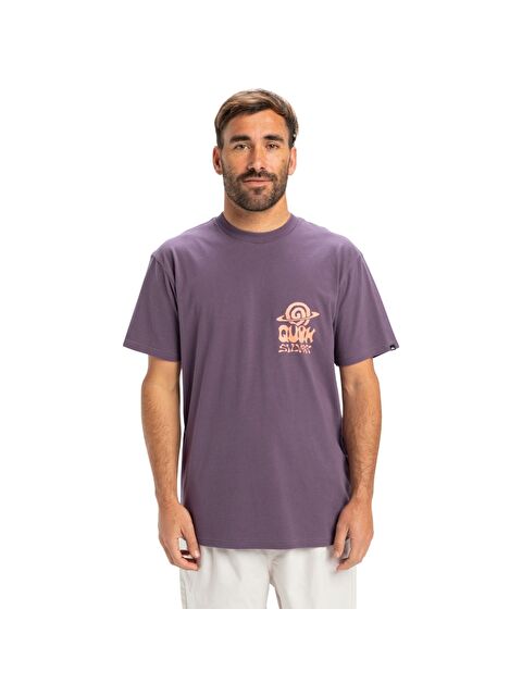 Quiksilver Ev Cosmic Vibrations Erkek Mor Tişört - S000489551-20042