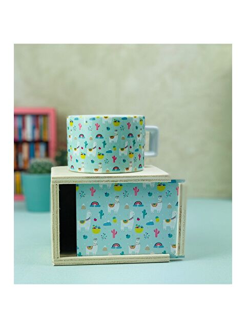 Bam Hediyelik Eşya Lama Tasarımlı Kutulu Kupa - S000290156-23173