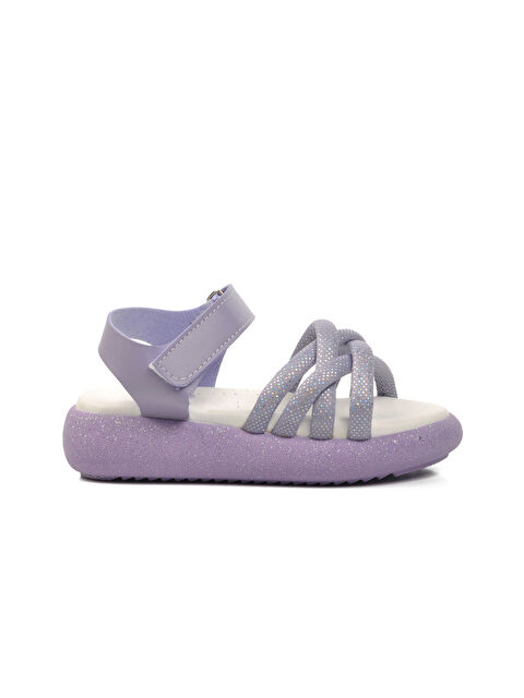 Ayakmod Lila Ortopedik Taban Kız Çocuk Sandalet 24-401-P - S000219041-17878