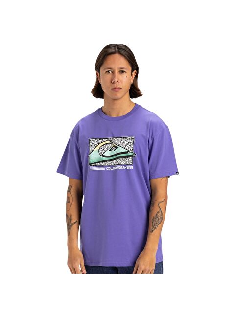 Quiksilver Retro Fade Erkek Mor Tişört - S000489552-20042