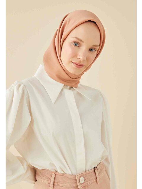 Fresh Scarfs Pamuk İpek Eşarp Gül Pembe - S000423033-20024