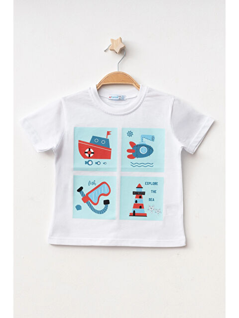 Myhanne Explore Baskılı Erkek Tişört 50101 - S000371663-20063