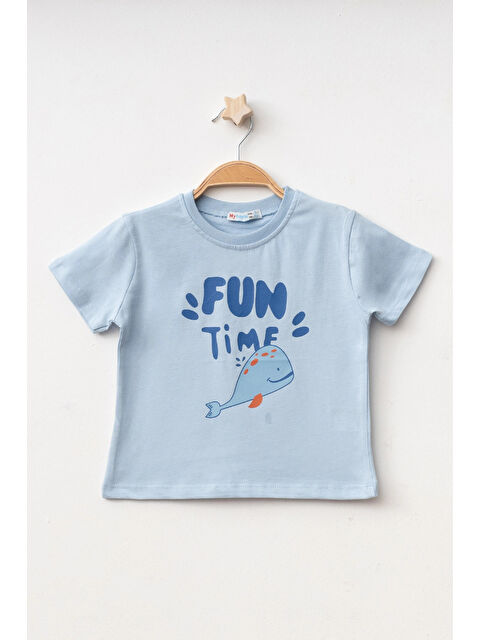 Myhanne Fun Time Baskılı Erkek Tişört 50102 - S000371669-17234