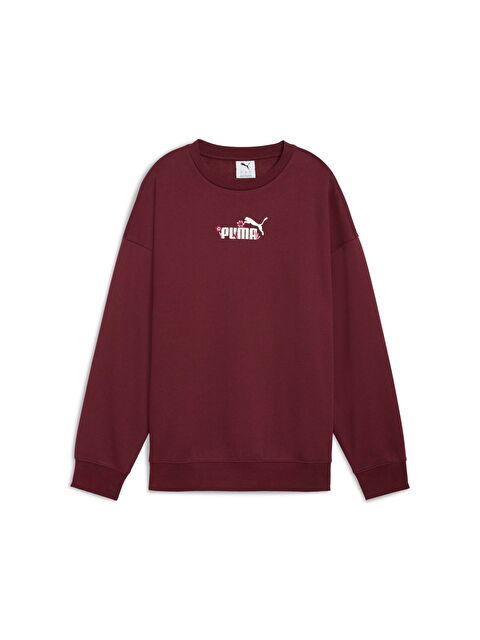 Puma ESSENTIALS Nature 2.0 Kadın Geniş Kesim SWEATSHIRT - S000516674-19951