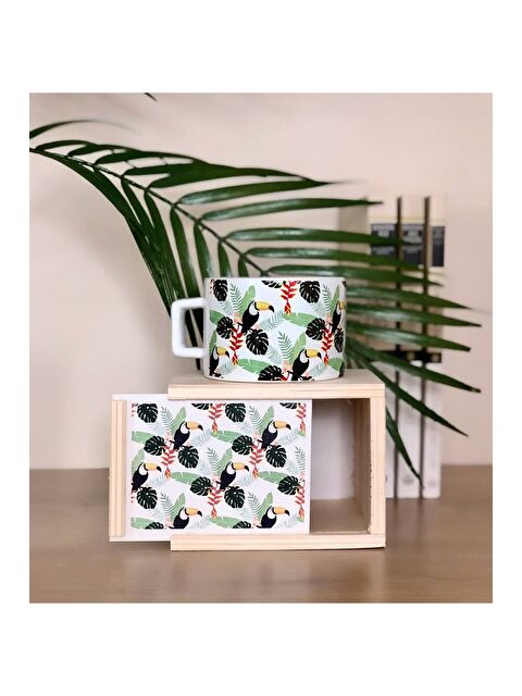 Bam Hediyelik Eşya Egzotik Tasarımlı Kutulu Kupa - S000290179-23173