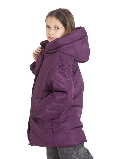 Myhanne Kapüşonlu Kışlık Kız Çocuk Mont 4235 - S000459307-20036
