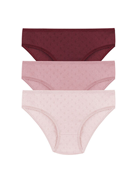 Koza İç Giyim Kadın 3'lü Transfer Ribana Bato - S000439745-29707