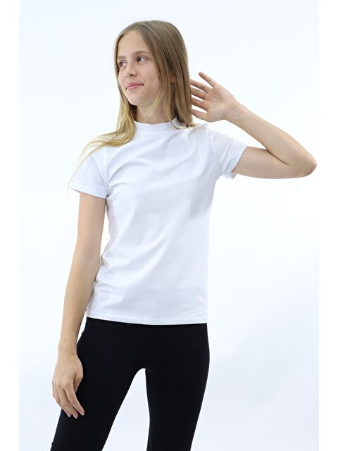 Toontoykids Kız Çocuk Nakışlı Okul Tişört - S000374928-20063