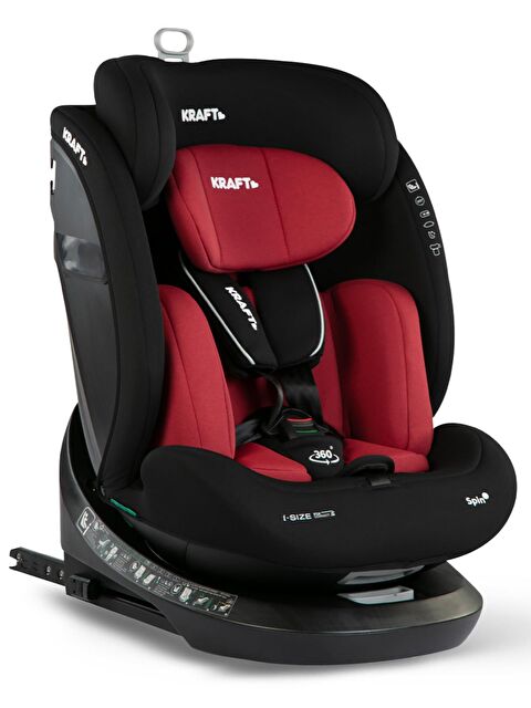 Kraft Spin I-Size Oto Koltuğu 0-36 Kg Kırmızı
