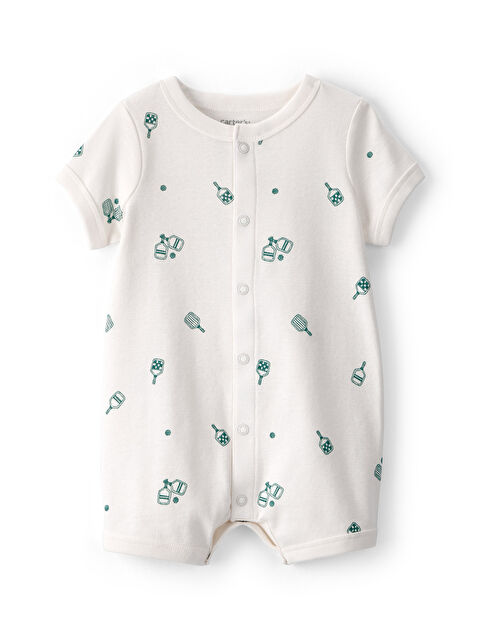 Carter's Erkek Bebek Kısa Tulum 3 Ay-24 Ay Bej - S000532116-19928