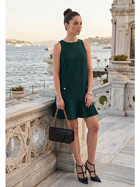 Lela Kolsuz Mini Boy Cepli Elbise 6525734