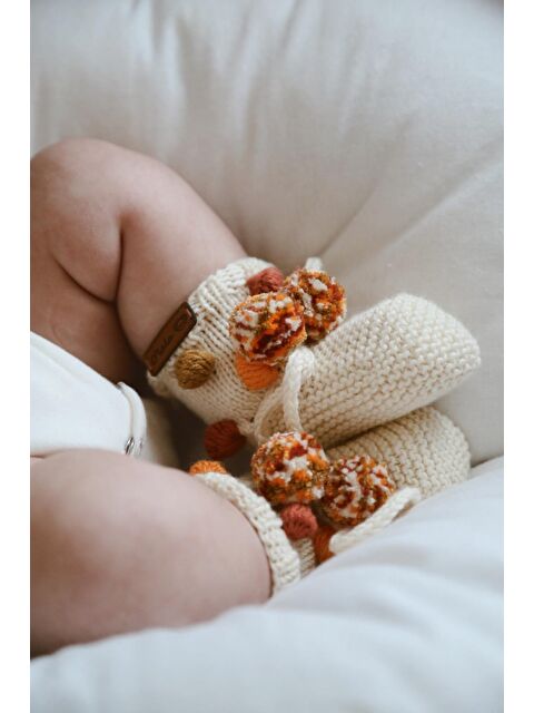 Oh La La Koala For Little Ones Ponponlu Örgü Patik Bebek 0-12 Ay - S000424976-19965
