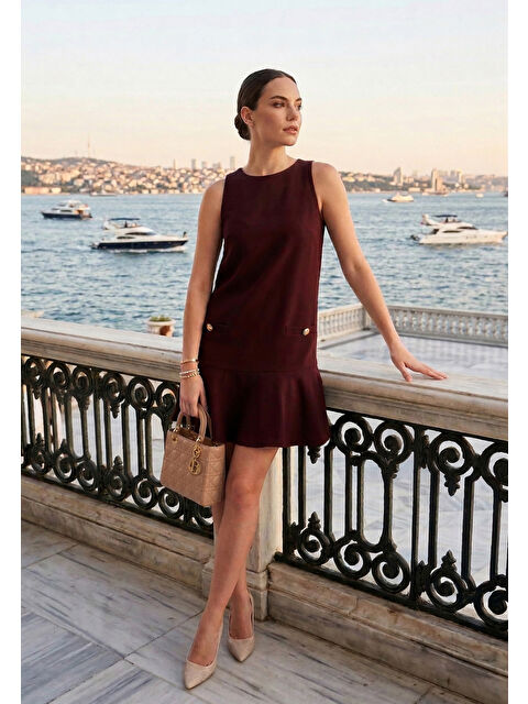 Lela Kolsuz Mini Boy Cepli Elbise 6525734