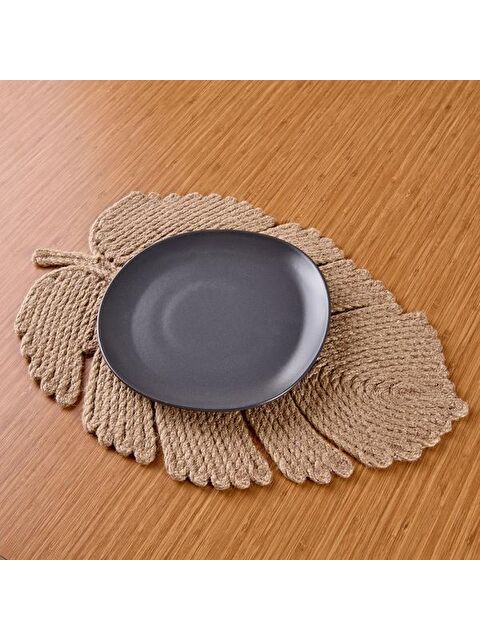 Evidea Soft Yaprak Supla - Bej - 31x45 cm - S000379314-19928