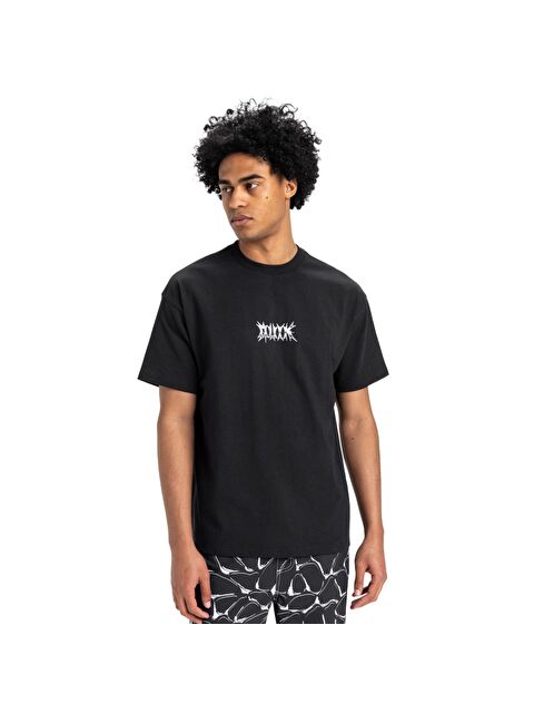 Quiksilver Mercury Chrome Lightning Erkek Siyah Tişört - S000489557-19351