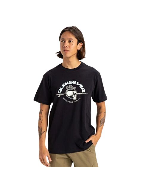 Quiksilver Skull Lines Erkek Siyah Tişört - S000489558-19351