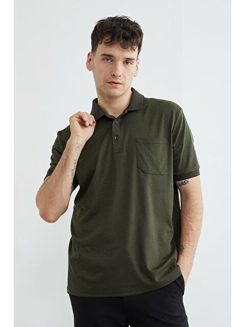 Fullamoda Tek Cepli Polo Yaka Tişört - S000515574-18547