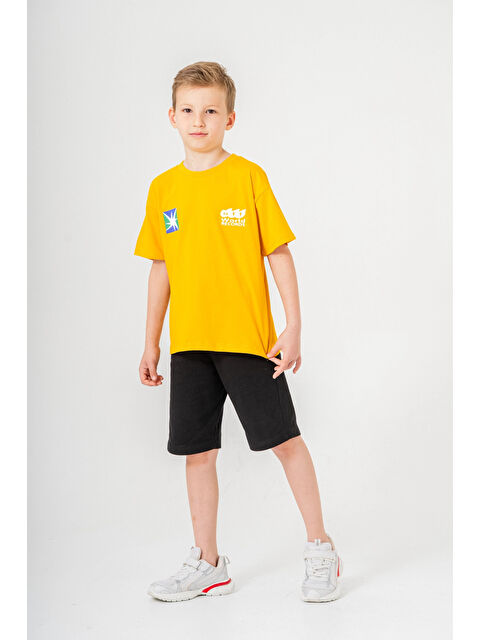 Myhanne Sırtı Baskılı Şortlu Erkek Çocuk Takım 051 - S000399112-20072