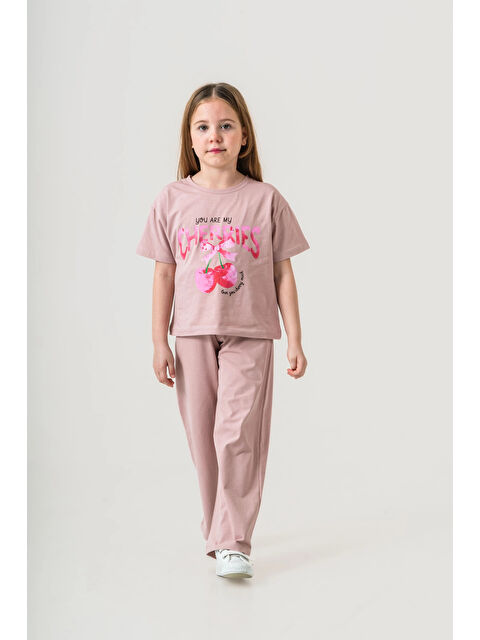 Myhanne Cherries Baskılı Kız Çocuk Takım 035 - S000399114-23490