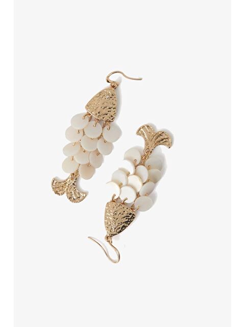 New Obsessions Pullu Balık Sallantılı Kadın Küpe - S000377853-20063