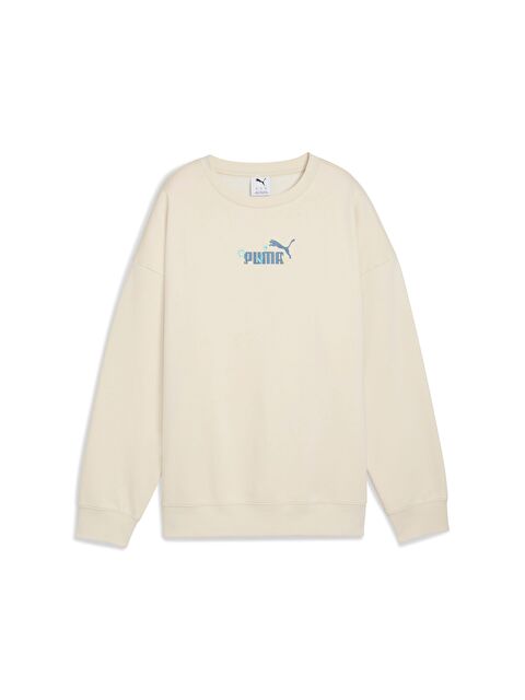Puma ESSENTIALS Nature 2.0 Kadın Geniş Kesim SWEATSHIRT - S000516674-20063