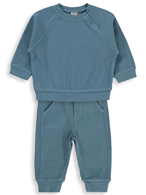 Civil Baby Basic 3-18 Ay Takım - Mavi