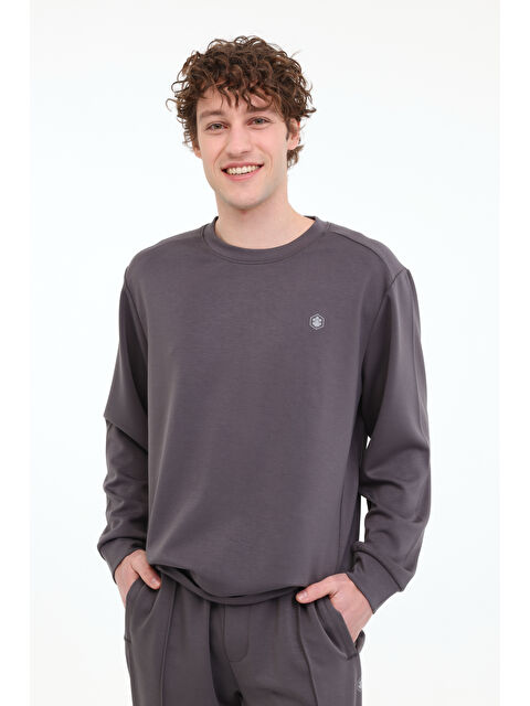 Lumberjack MB MOD 16MZ-303 5FX Antrasit Erkek Sweatshirt - S000351478-20600