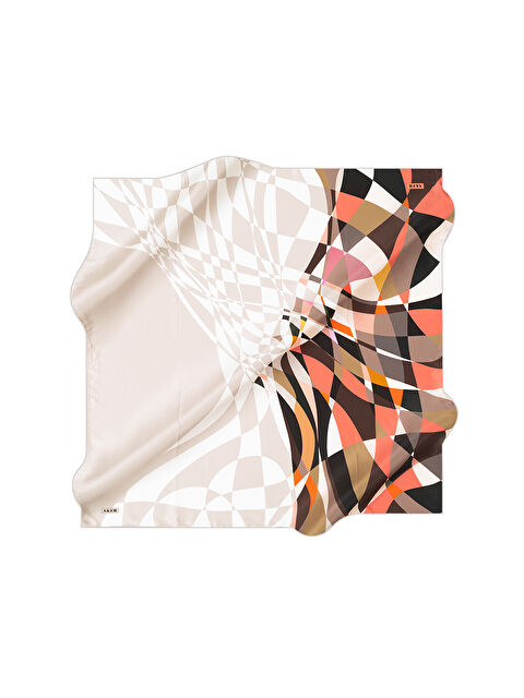 AKER 90X90 İpek Tivil Eşarp - S000479616-37243
