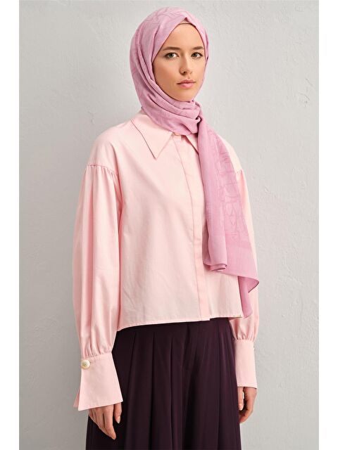 ARMİNE İpek Kaligrafi Desen Şal 32110 - S000322659-20022