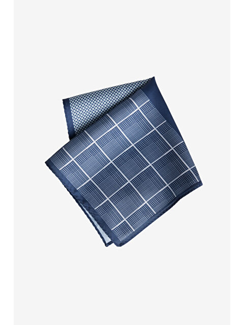 Altınyıldız Classics Erkek Lacivert Desenli Mendil - S000463638-21164