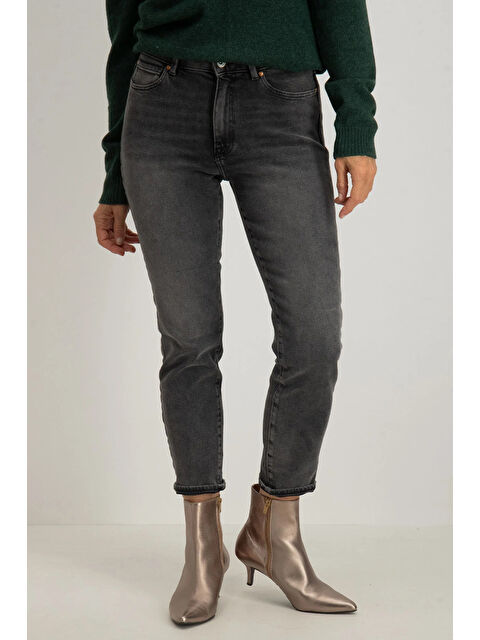 Only Onlemily Streç Pamuklu Regular Fit Yüksek Bel Jeans 15259634 - S000345674-29351